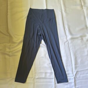 Aerie Blue-Grey High-Rise Crossover 7/8 Leggings